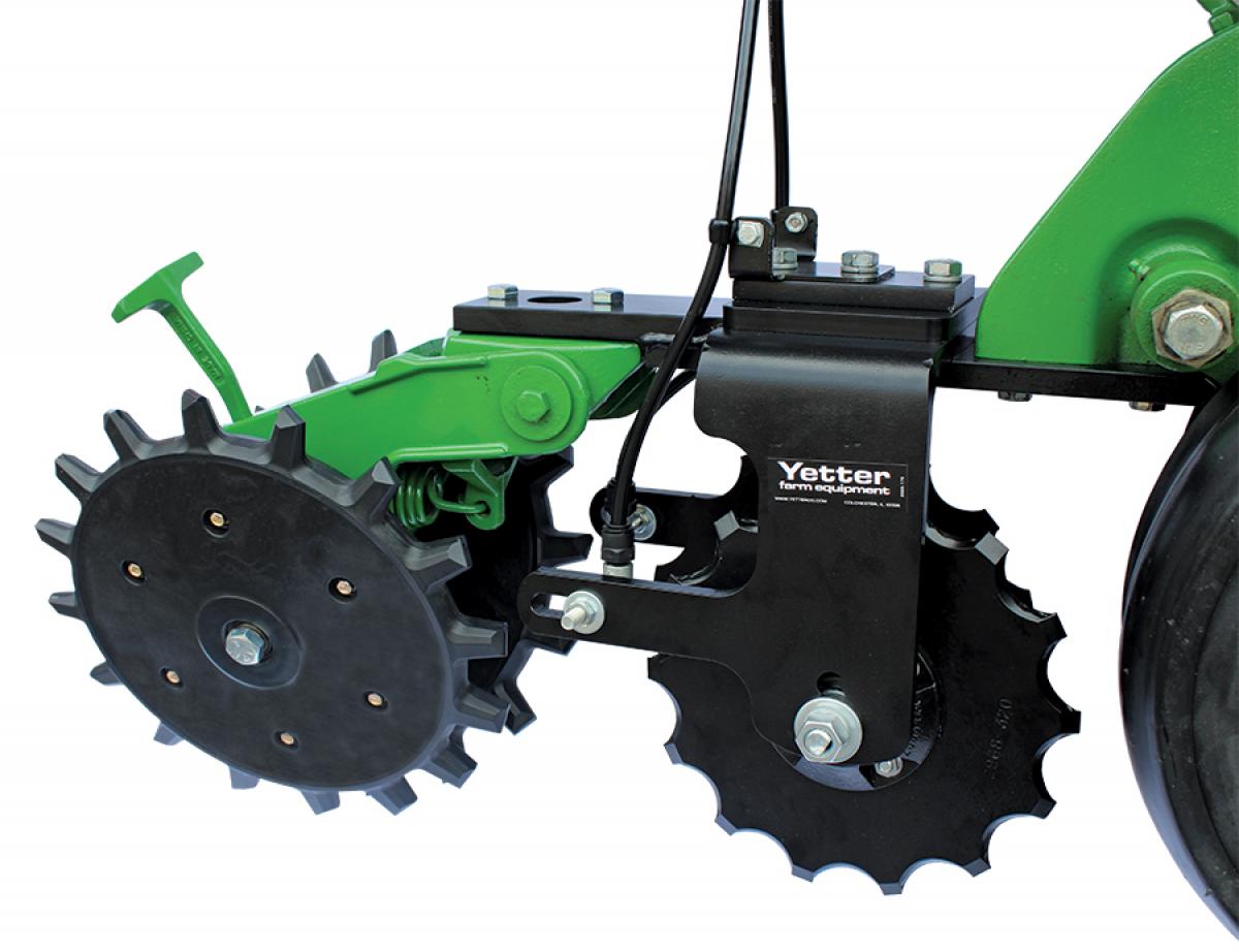 Yetter 2968 Row-Unit Mount In-Between Dual Wheel Fertilizer Opener